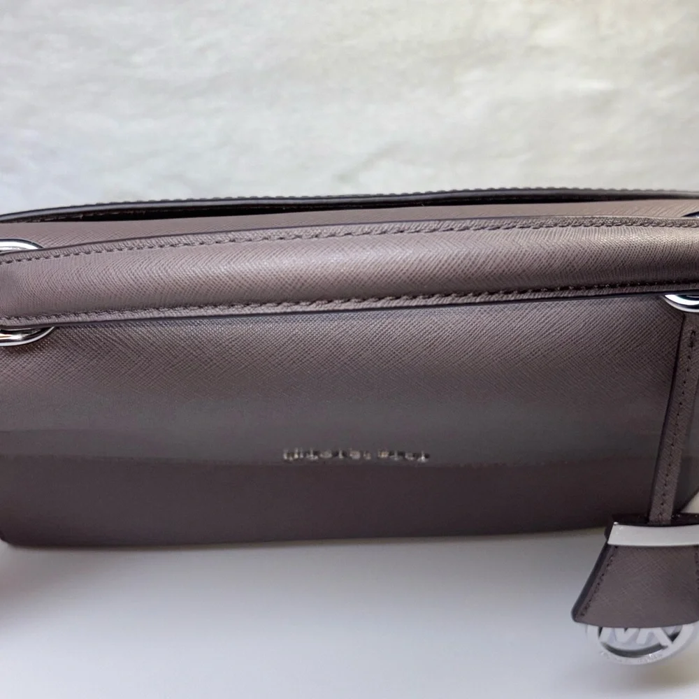 Michael Kors Medium Ava Saffiano Leather Satchel